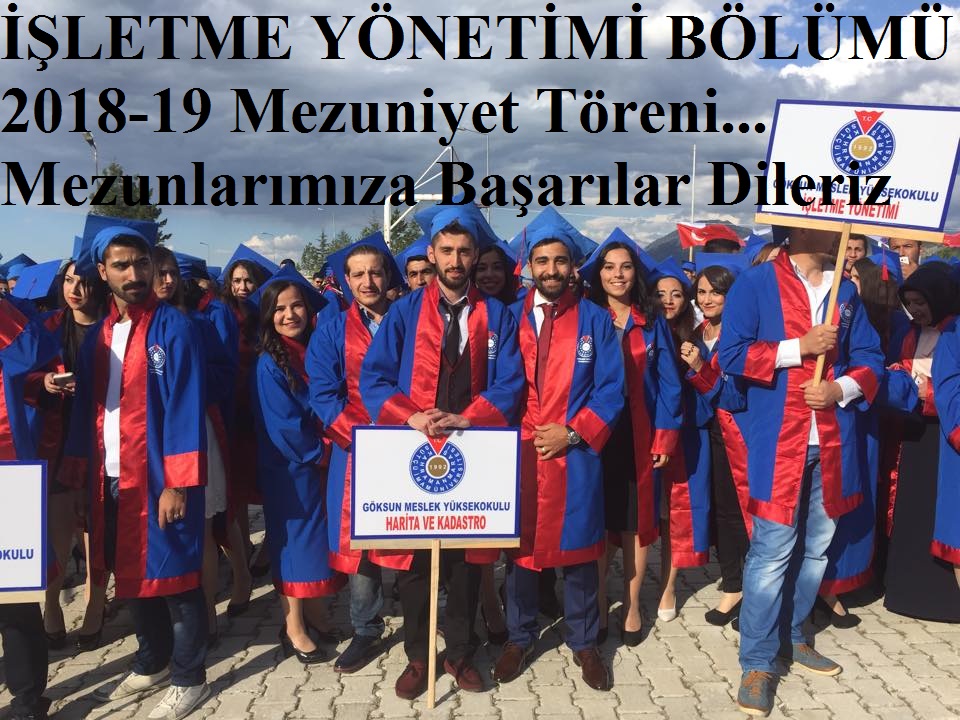  İŞLETME YÖNETİMİ PROGRAMI MEZUNİYET TÖRENİ